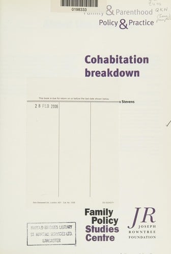Cohabitation breakdown