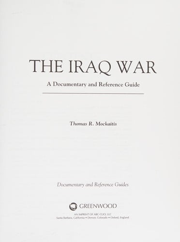 The Iraq War