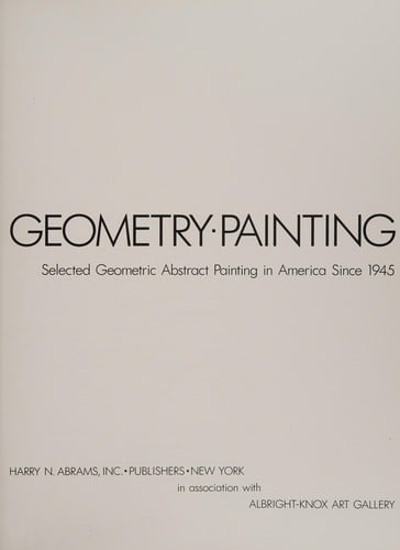 Abstraction, geometry, painting