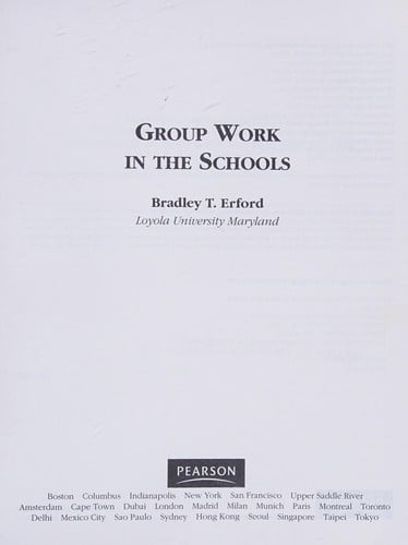 Group counseling in the schools