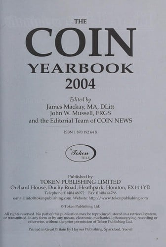 The coin yearbook