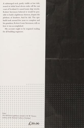 Robert Stevenson's account of the building of the Bell Rock lighthouse