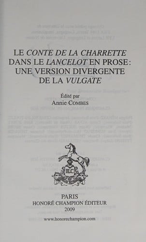Le conte de la Charrette dans le Lancelot en prose