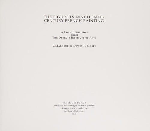 The figure in nineteenth-century French painting
