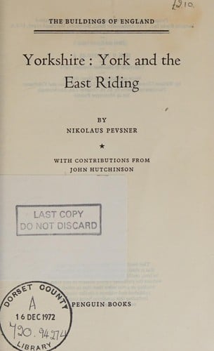 Yorkshire: York and the East Riding
