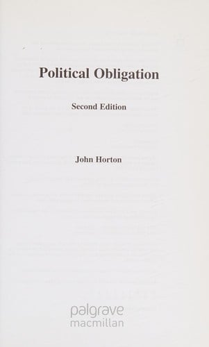 Political obligation