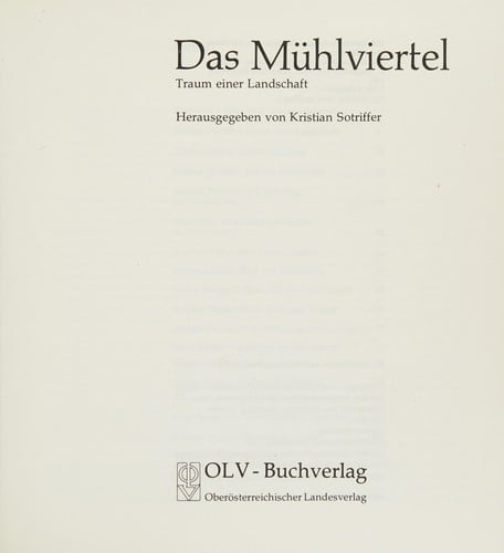 Das Mühlviertel
