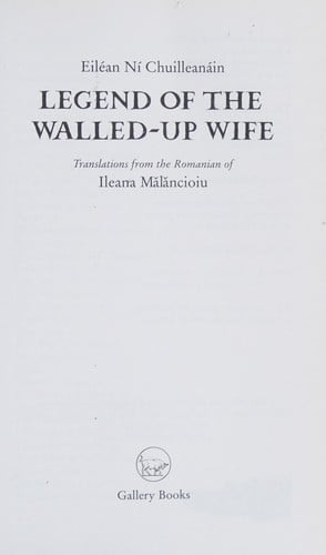 Legend of the walled-up wife