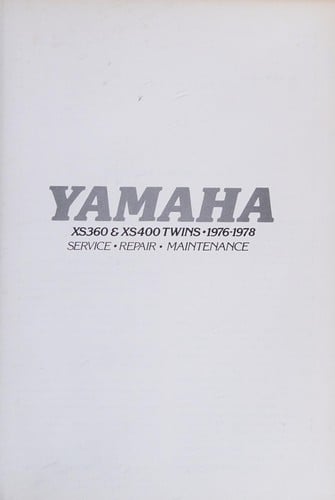 Yamaha XS360 & XS400 twins, 1976-1978