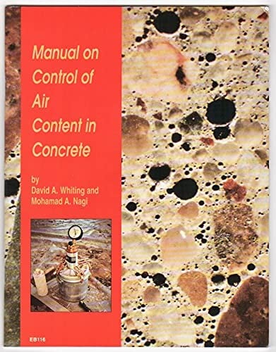 Manual on control of air content in concrete