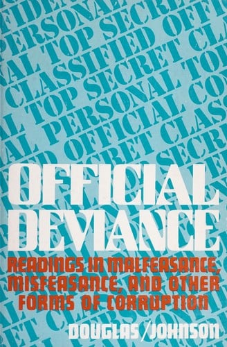 Official deviance