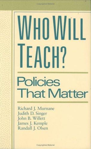 Who will teach?