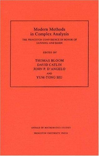 Modern Methods in Complex Analysis