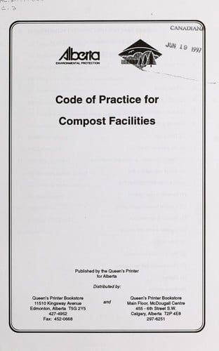 Code of practice for compost facilities