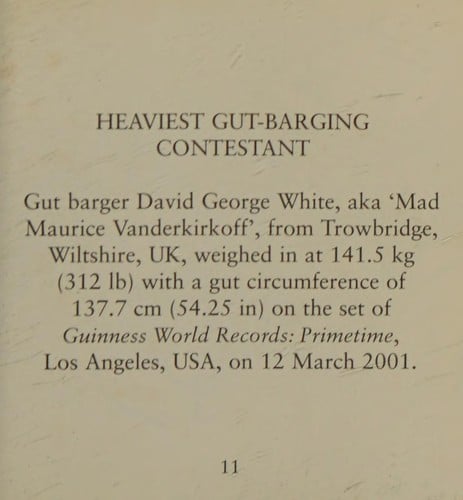 The best gross world records