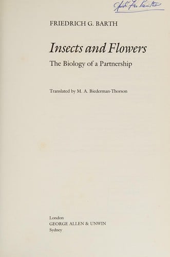 Insects and flowers