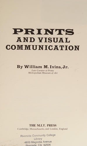 Prints and visual communication