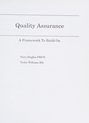 Quality assurance