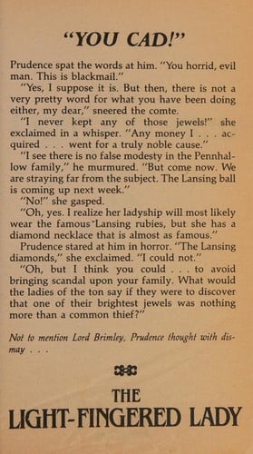 The light-fingered lady