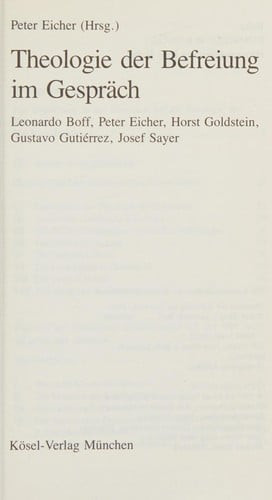 Theologie der Befreiung im Gespräch