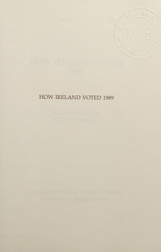 How Ireland voted 1989