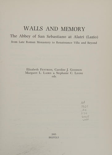 Walls and memory