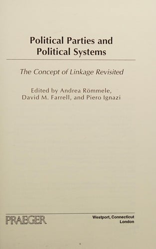 Political parties and political systems