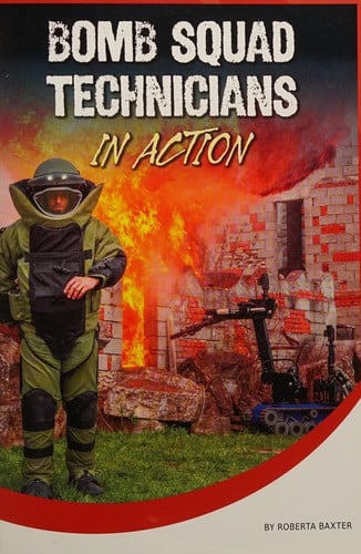 Bomb squad technicians in action