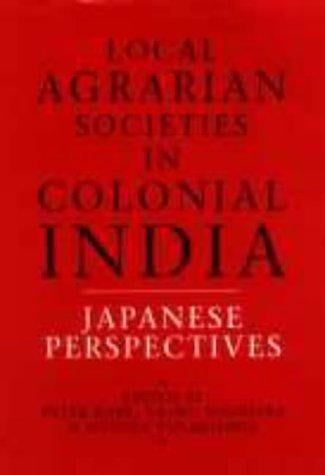 Local agrarian societies in colonial India