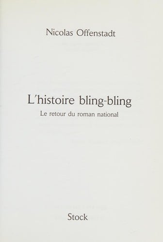 L'histoire bling-bling