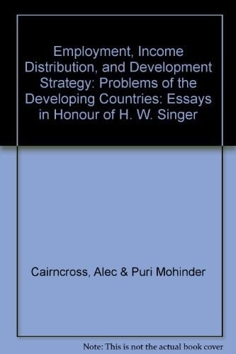 Employment, income distribution, and development strategy