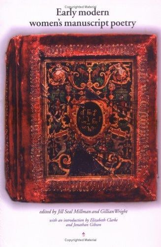 Early modern women's manuscript poetry