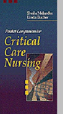 Pocket companion for critical care nursing