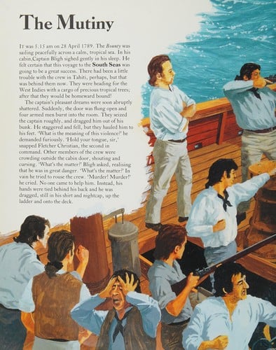The mutiny on the Bounty