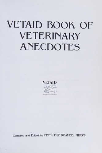 VETAID book of veterinary anecdotes