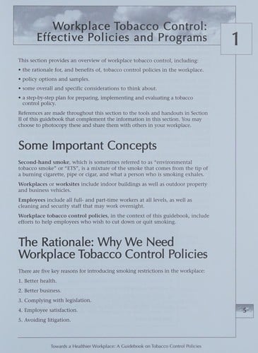 Towards a healthier workplace