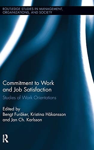 Commitment to work and job satisfaction
