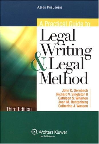 A practical guide to legal writing & legal method