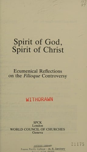 Spirit of God, Spirit of Christ