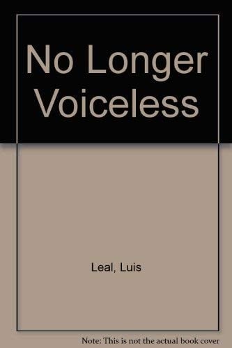 No Longer Voiceless