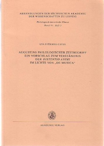 Augustins philologischer Zeitbegriff