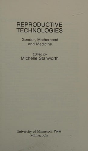 Reproductive technologies