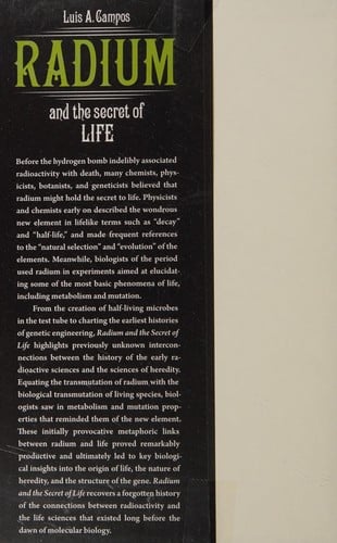 Radium and the secret of life
