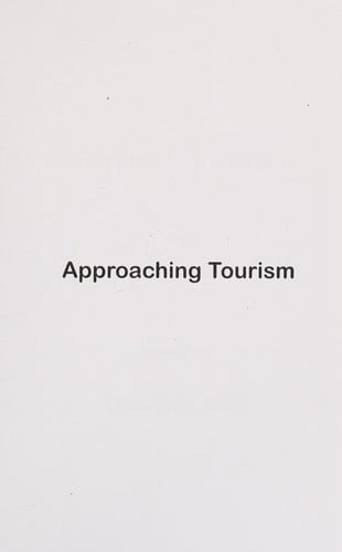 Approaching tourism