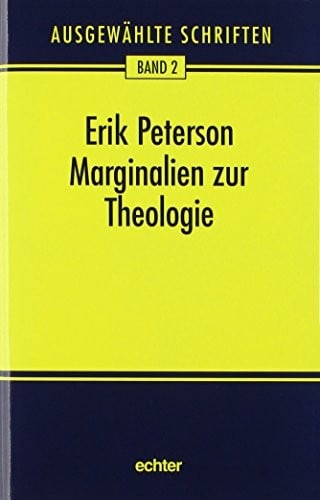 Ausgewählte Schriften, 12 Bde., Bd.2, Marginalien zur Theologie und andere Schriften