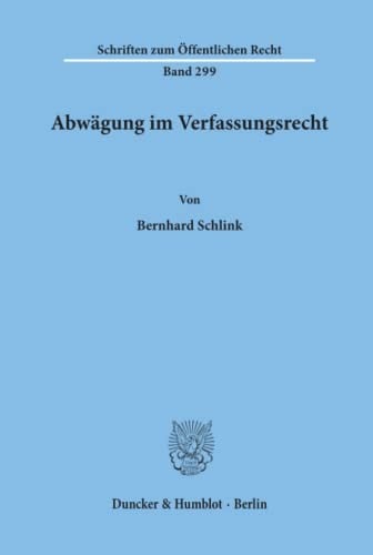 Abwägung im Verfassungsrecht