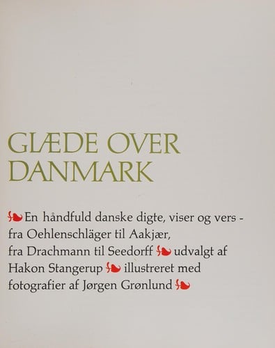 Glæde over Danmark