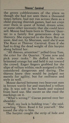 Thieves' Carnival/the Jewel of Bas (Science Fiction Double, No 22)