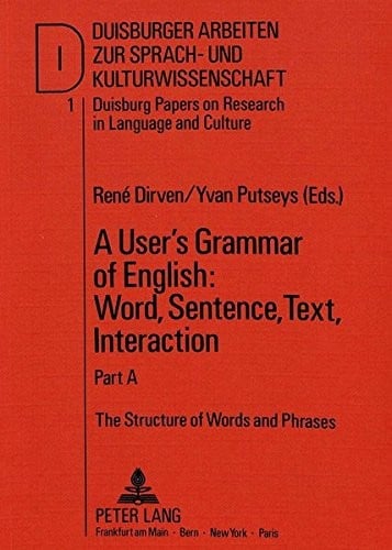 A User's grammar of English