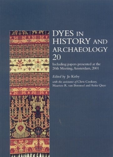Dyes in history and archaeology 20